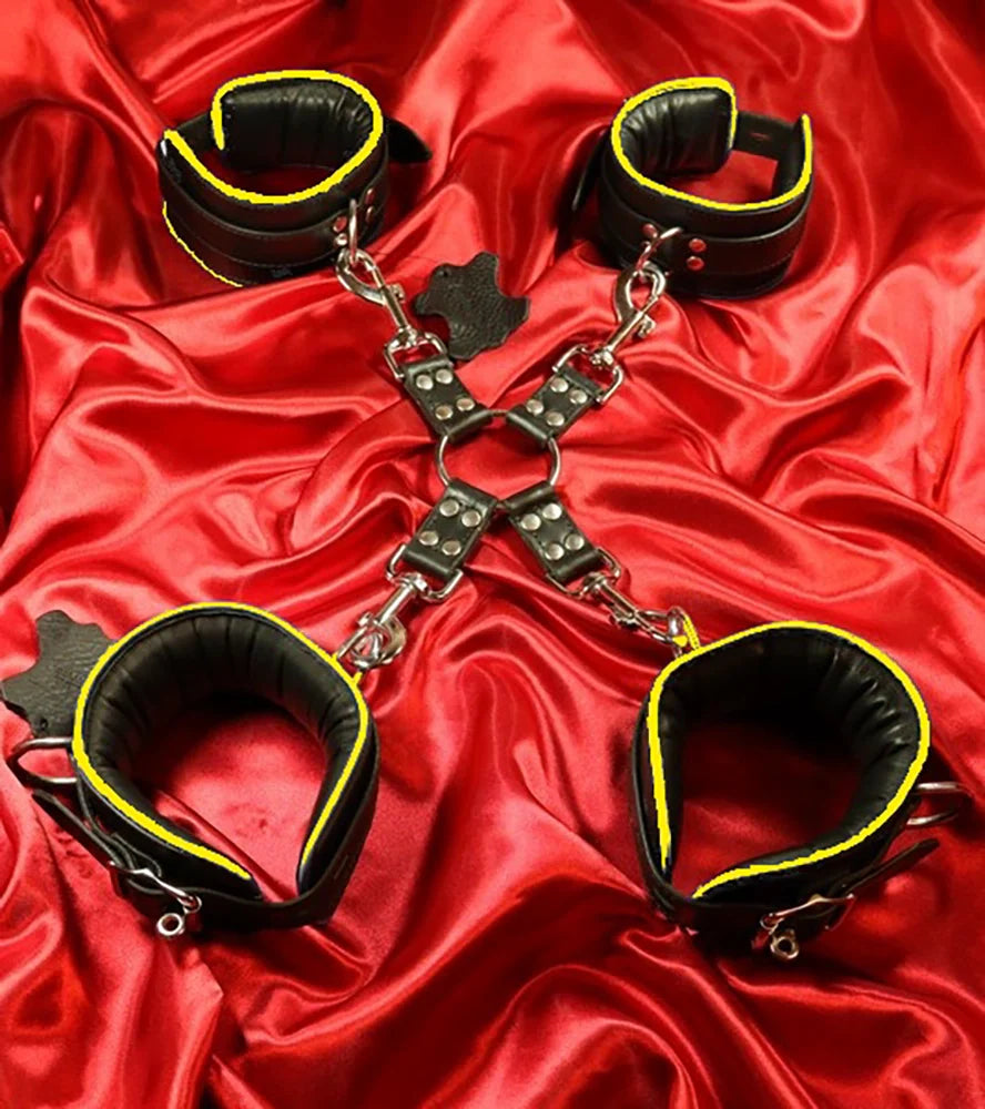 BDSM Bojor Set - kompletta set i läder, vegan, metall och specialbojor - Chambers of Love