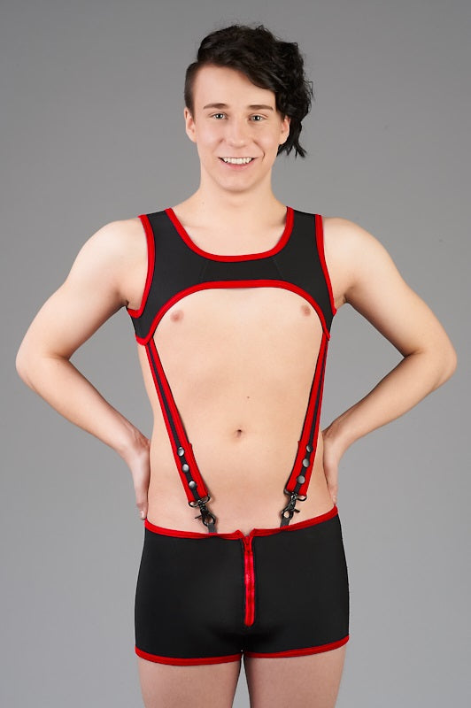 N Chest Harness 3 Omega, Black L