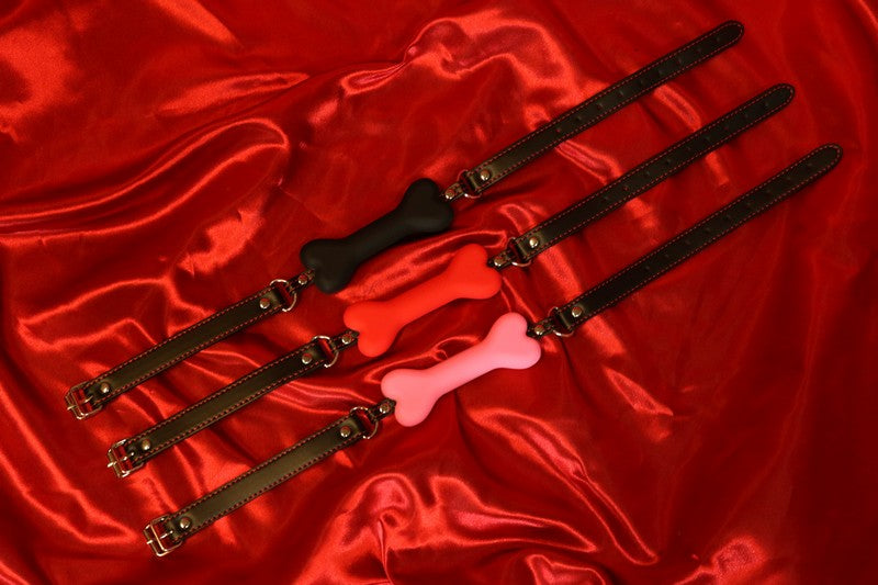 Hundben mjuk silikon gag