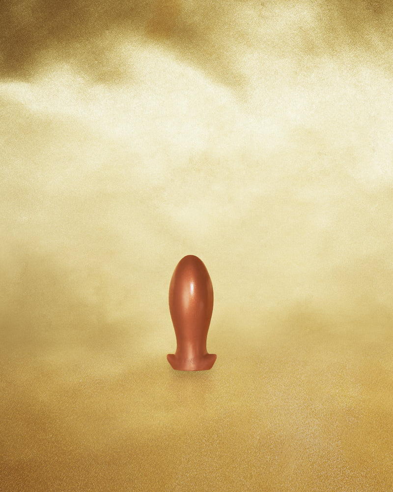 Dragon egg buttplug Svart L
