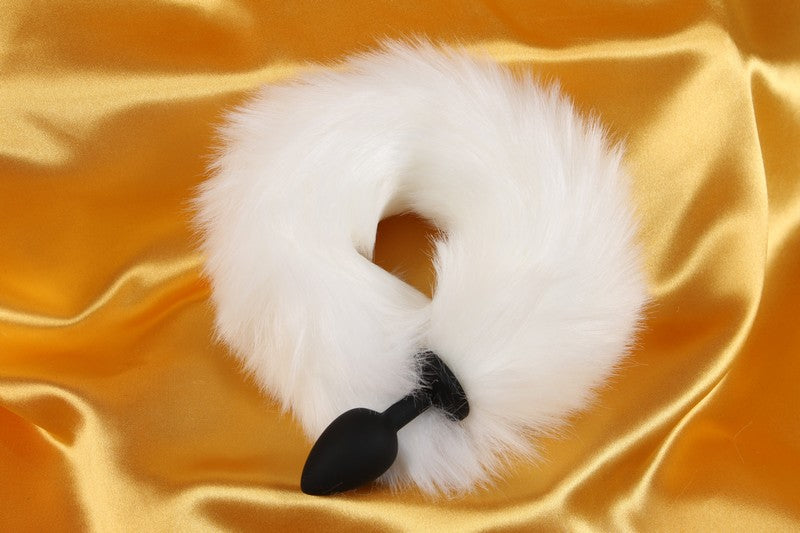 Rosa / Vit Svans Smal