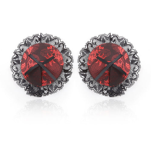 BrocadeLace Overlay Nipple Pasties