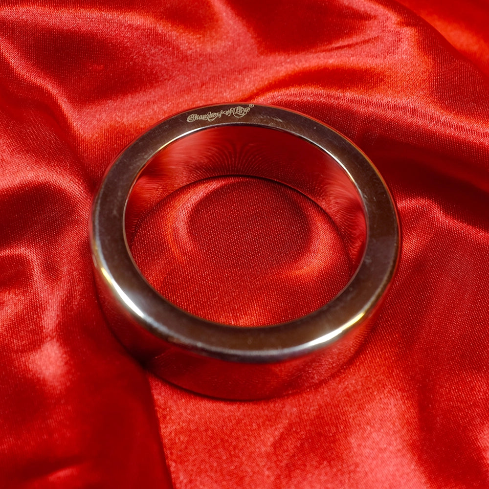 Metallpenisring Supreme 45 mm - kraftig penisring i rostfritt stål - cylindrisk design - Chambers of Love