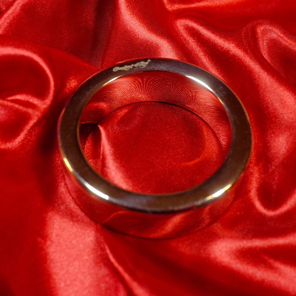 Metallpenisring Supreme 50 mm - kraftig penisring i rostfritt stål - cylindrisk design - Chambers of Love