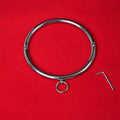 BDSM Stål halsband 8 Fast