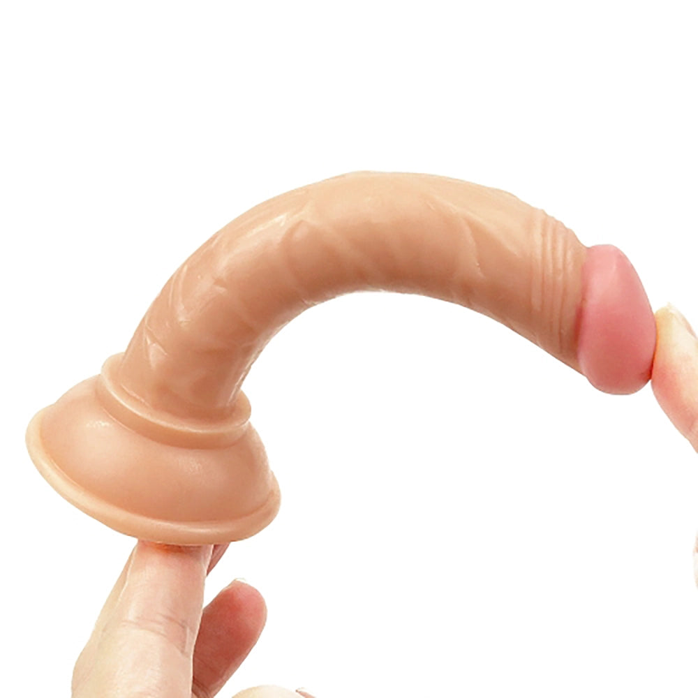 Realistisk dildo Enduro Blaster med sugkopp – mjuk och böjbar PVC-konstruktion från Chambers of Love