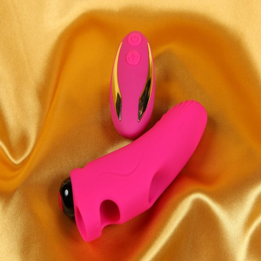 Fingervibrator med fjärrkontroll Rosa från Chambers of Love