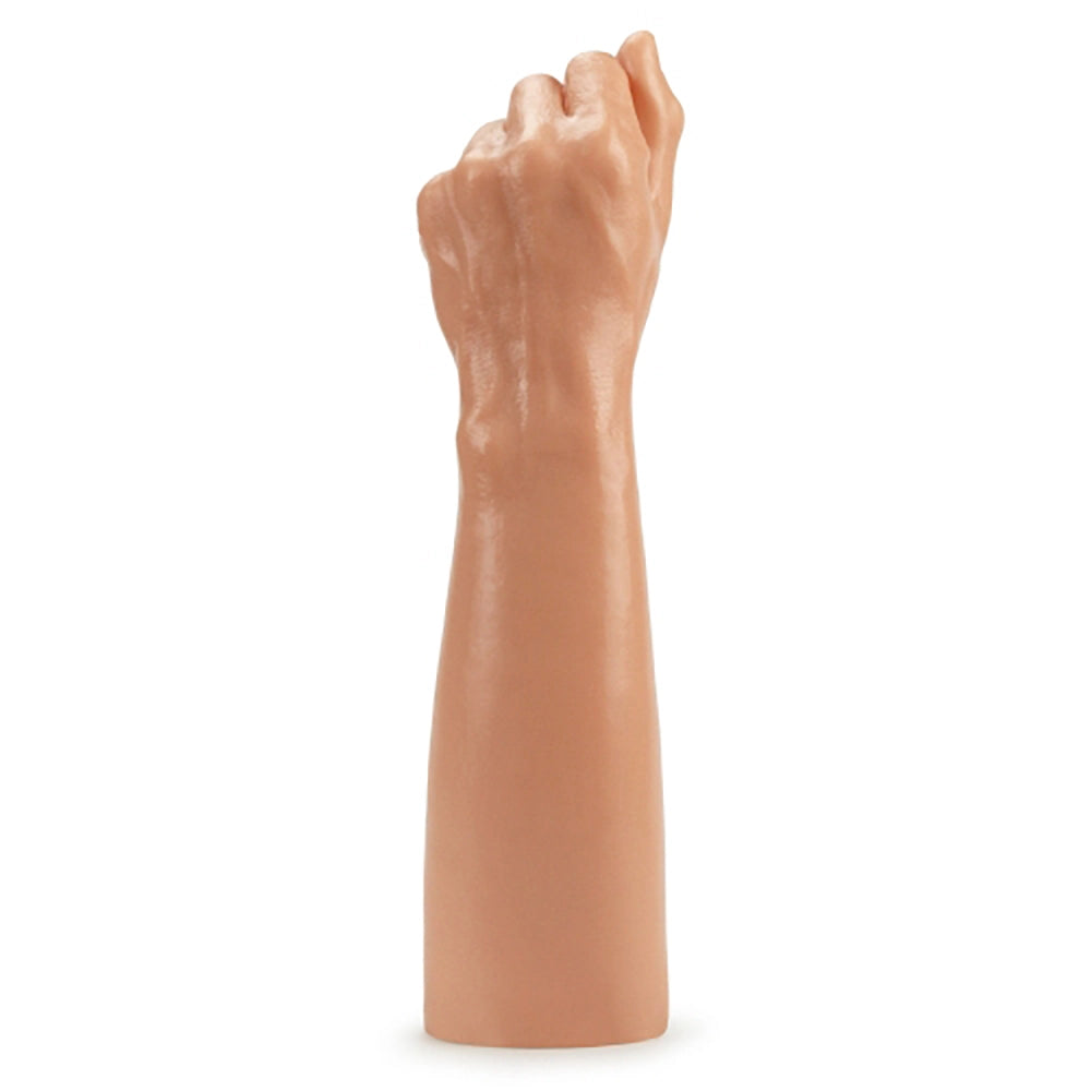 Knuten fisthand LoveToy LV2211 hudfärgad PVC knytnäve stående vit bakgrund realistisk detalj från Chambers of Love