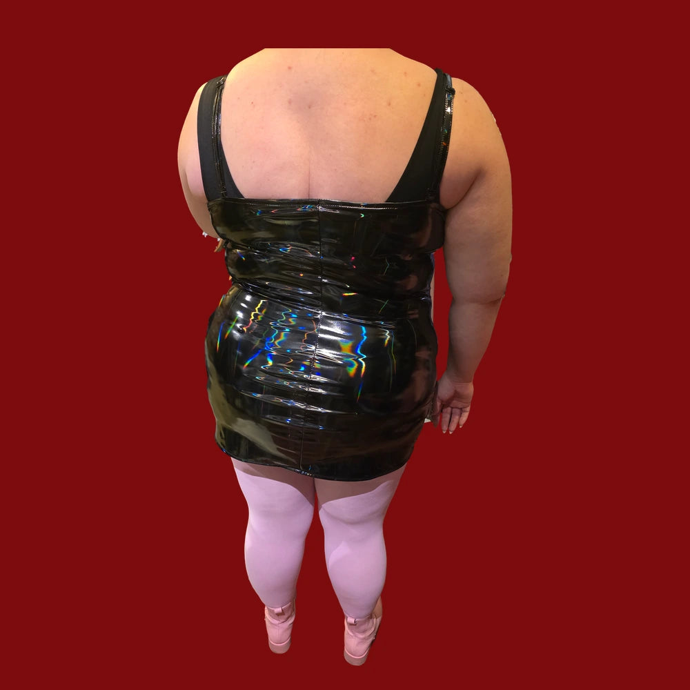 Hologram PVC Klänning