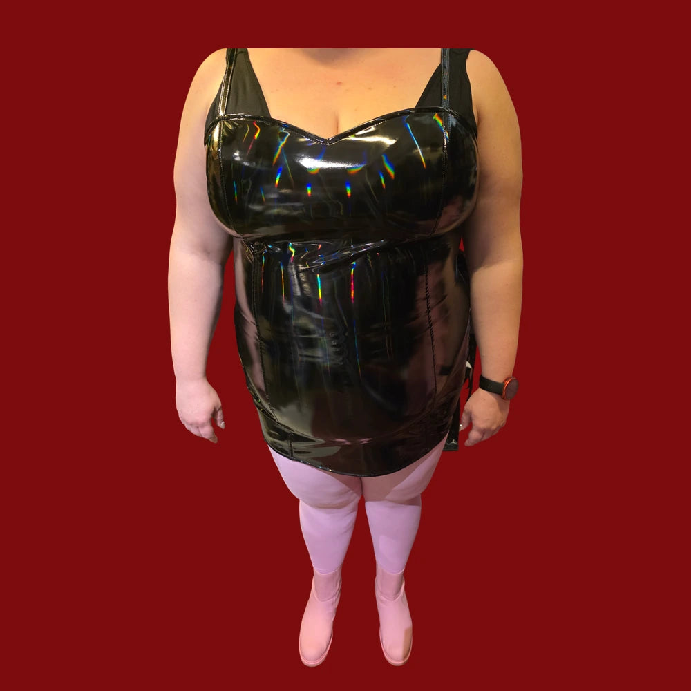 Hologram PVC Klänning