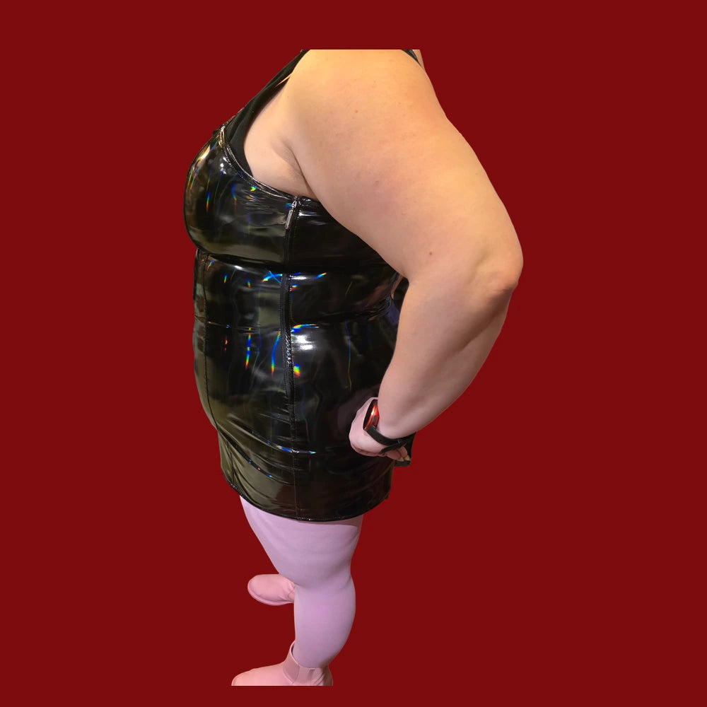 Hologram PVC Klänning