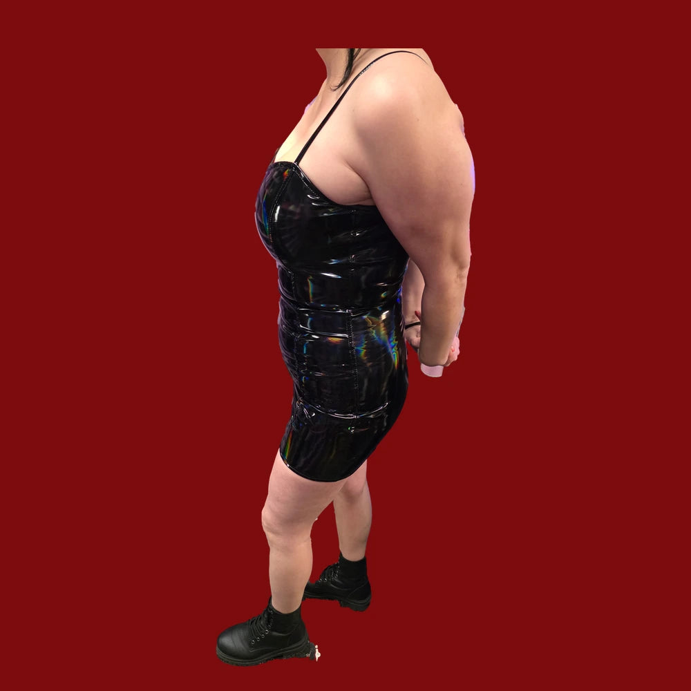 Hologram PVC Klänning