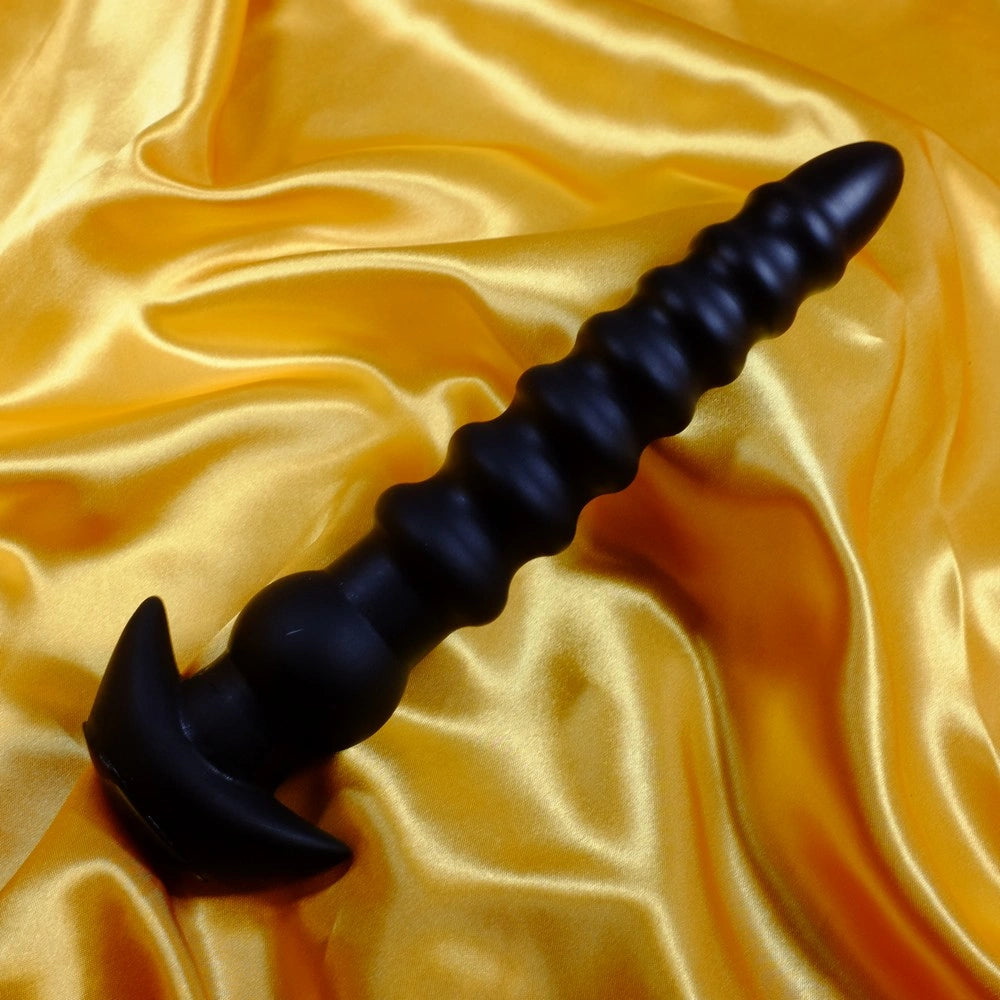 Svarta Stora Mjuka Silicone XXL Anal Beads från Chambers of Love