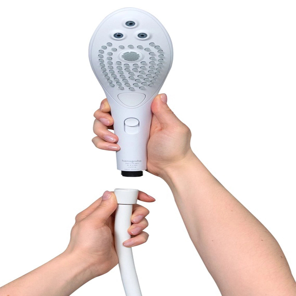 Intim duschmunstycke Womanizer Wave – montering på duschslang, 3 vattenstrålar, Chambers of Love