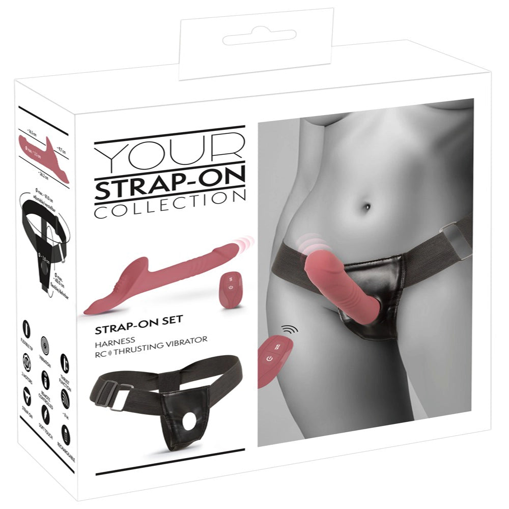 Strap-On-set Rosa