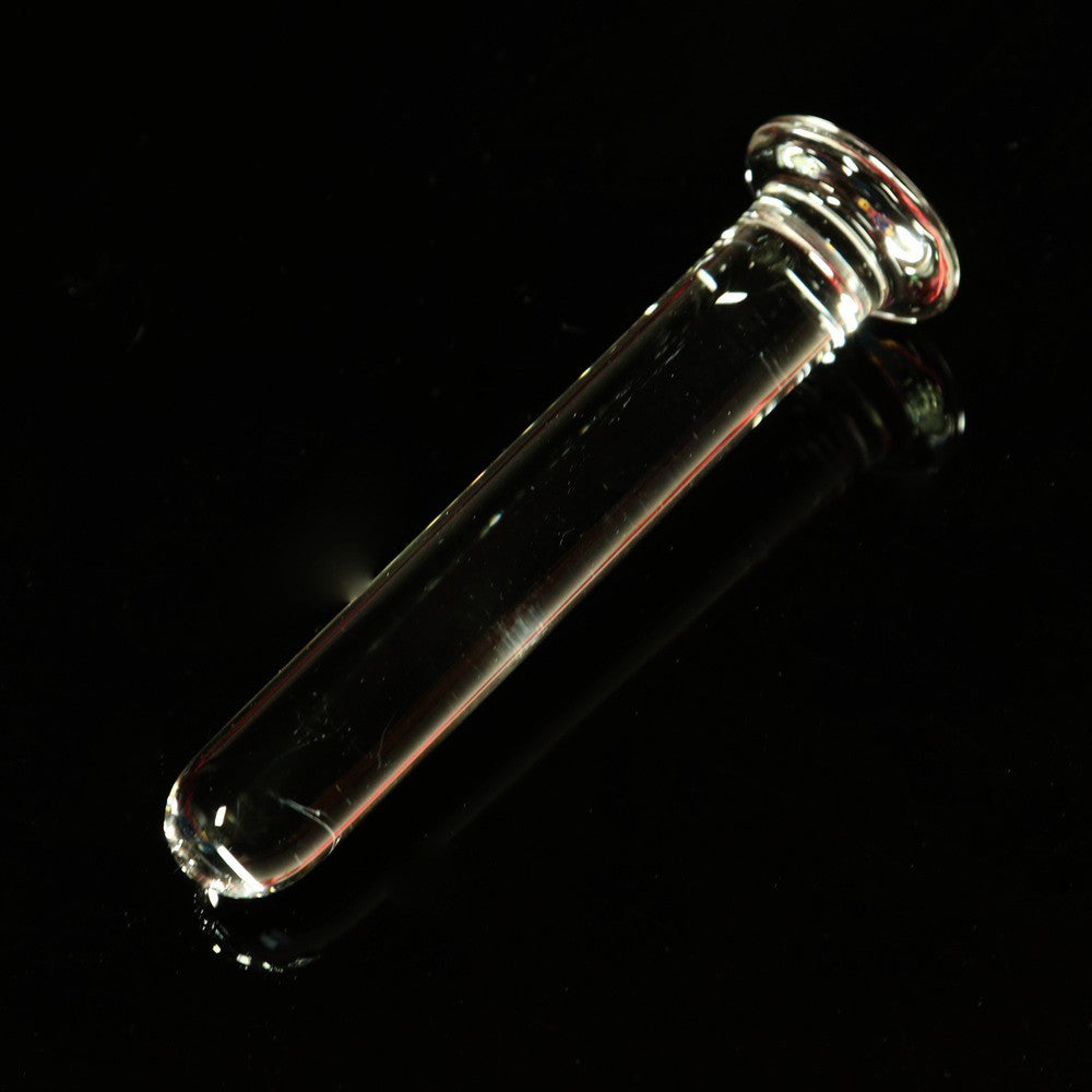 Cylinderformad analplugg i glas