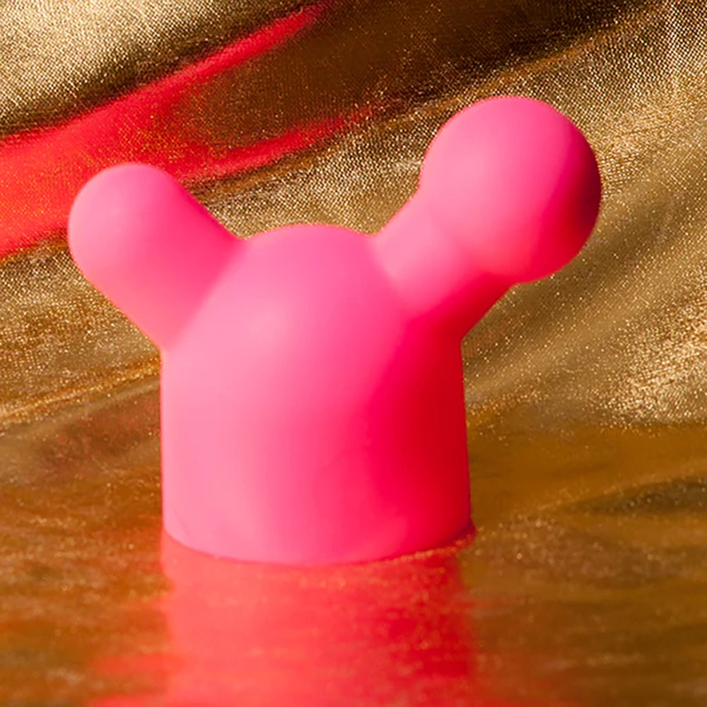 Magic Wand tillbehör iWand Mini Knopp i rosa silikon för massage och sensuell stimulering hos Chambers of Love