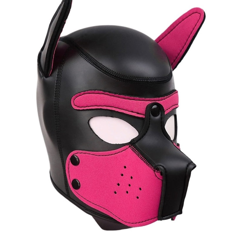 Neoprene Puppy Hood Black/Purple