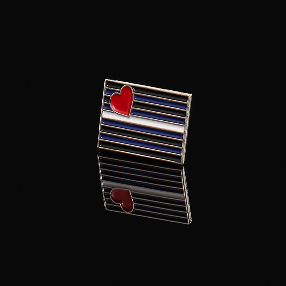 Pins Leather Gay Flagga