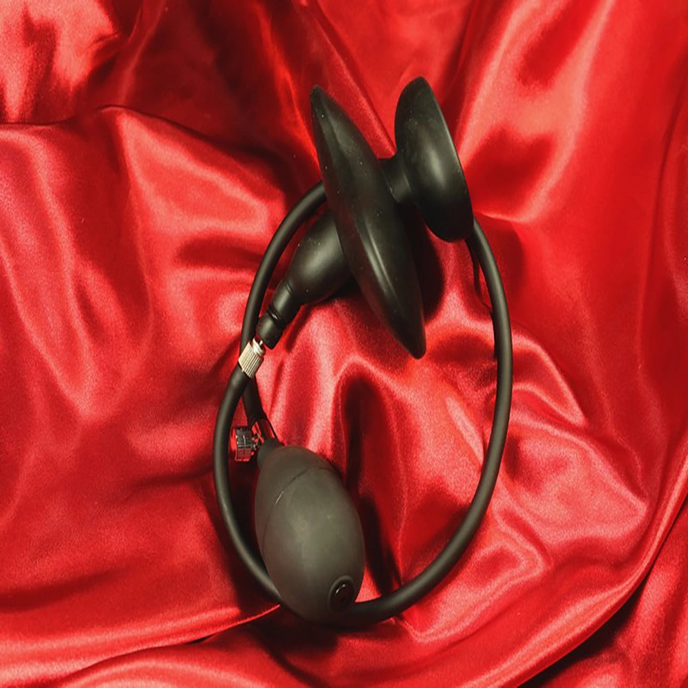 Uppblåsbar Silikon Ball Gag
