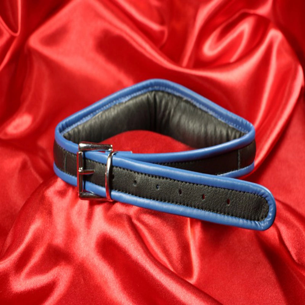 Vadderad Ögonbindel, Läder