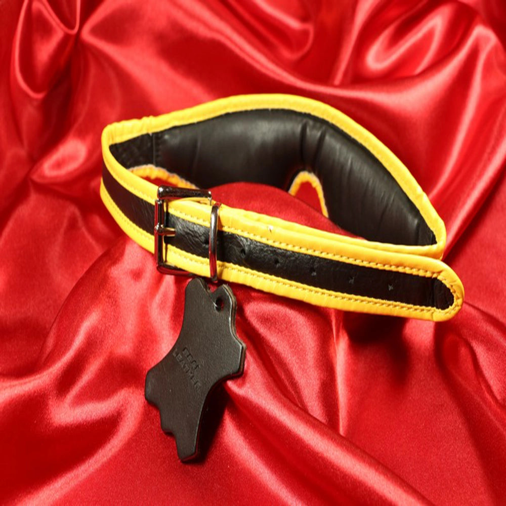 Vadderad Ögonbindel, Läder