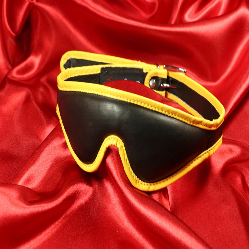 Vadderad Ögonbindel, Läder