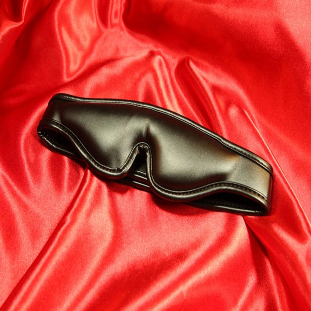 Vadderad Ögonbindel, Läder